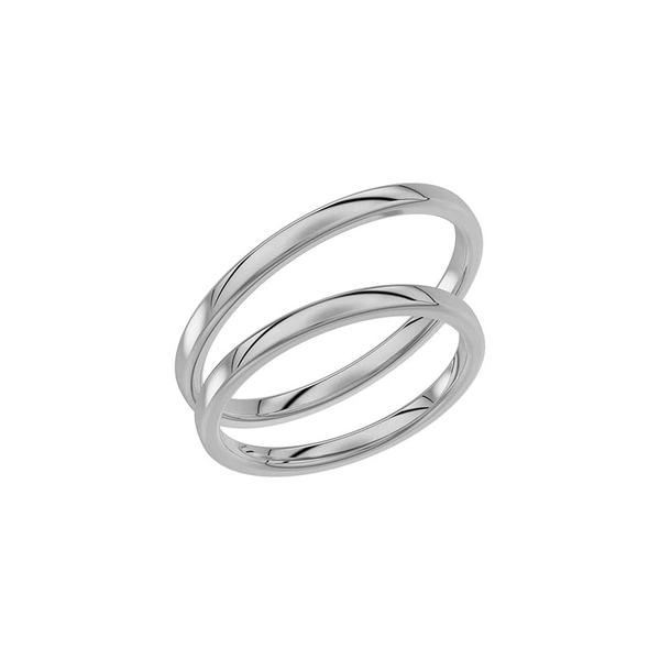 720-2 Platinum - Wedding & engagement rings - Schalins - Scandinavian design - Nordic Spectra