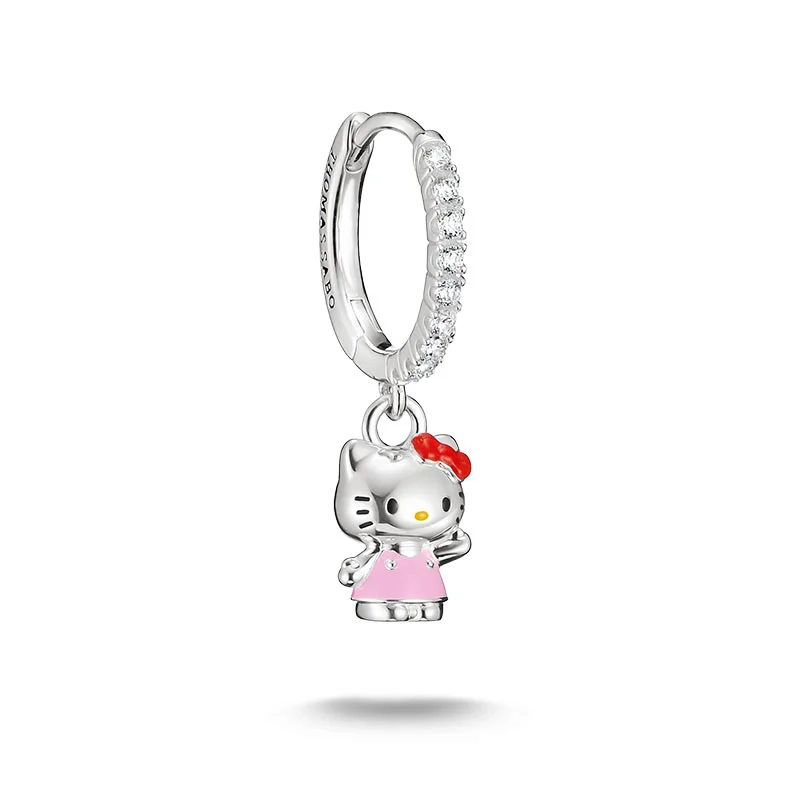 Thomas Sabo - Hello Kitty Glittrande Singel Creol
