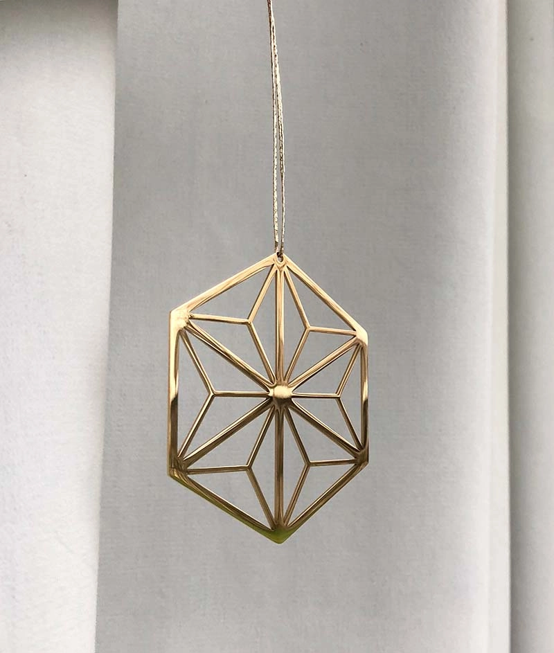 DECO Snowflake Juldekoration Guld - Astrid & Agnes - Snabb frakt & paketinslagning - Nordicspectra.se