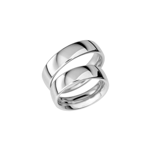 SR1021-6 White Gold - Wedding & engagement rings - Schalins - Scandinavian design - Nordic Spectra