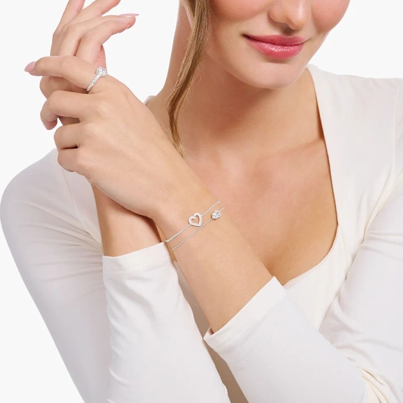 Armband med Droppformad Glittrande Sten - Thomas Sabo - Snabb leverans & paketinslagning - Nordic Spectra