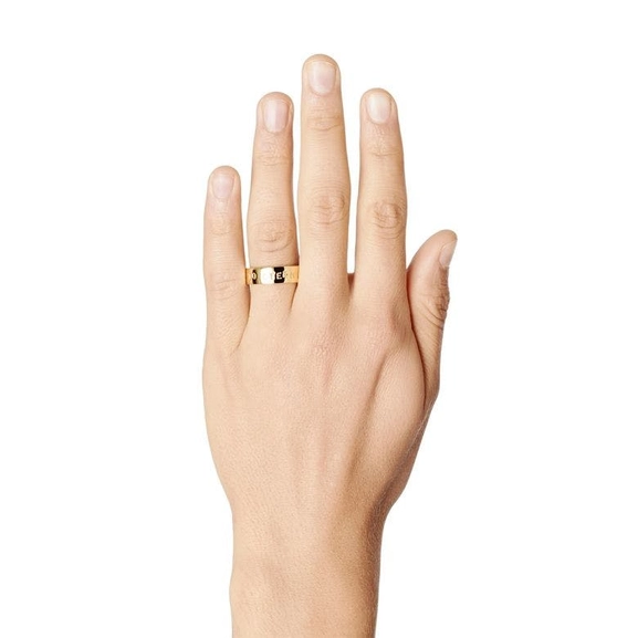 From Here To Eternity Stamped Ring Gold - Efva Attling ringar - Snabb frakt & paketinslagning - Nordicspectra.se