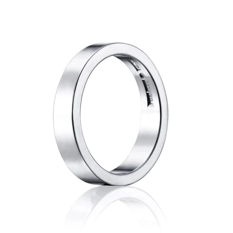 Efva Attling - Irregular Slim Ring White Gold