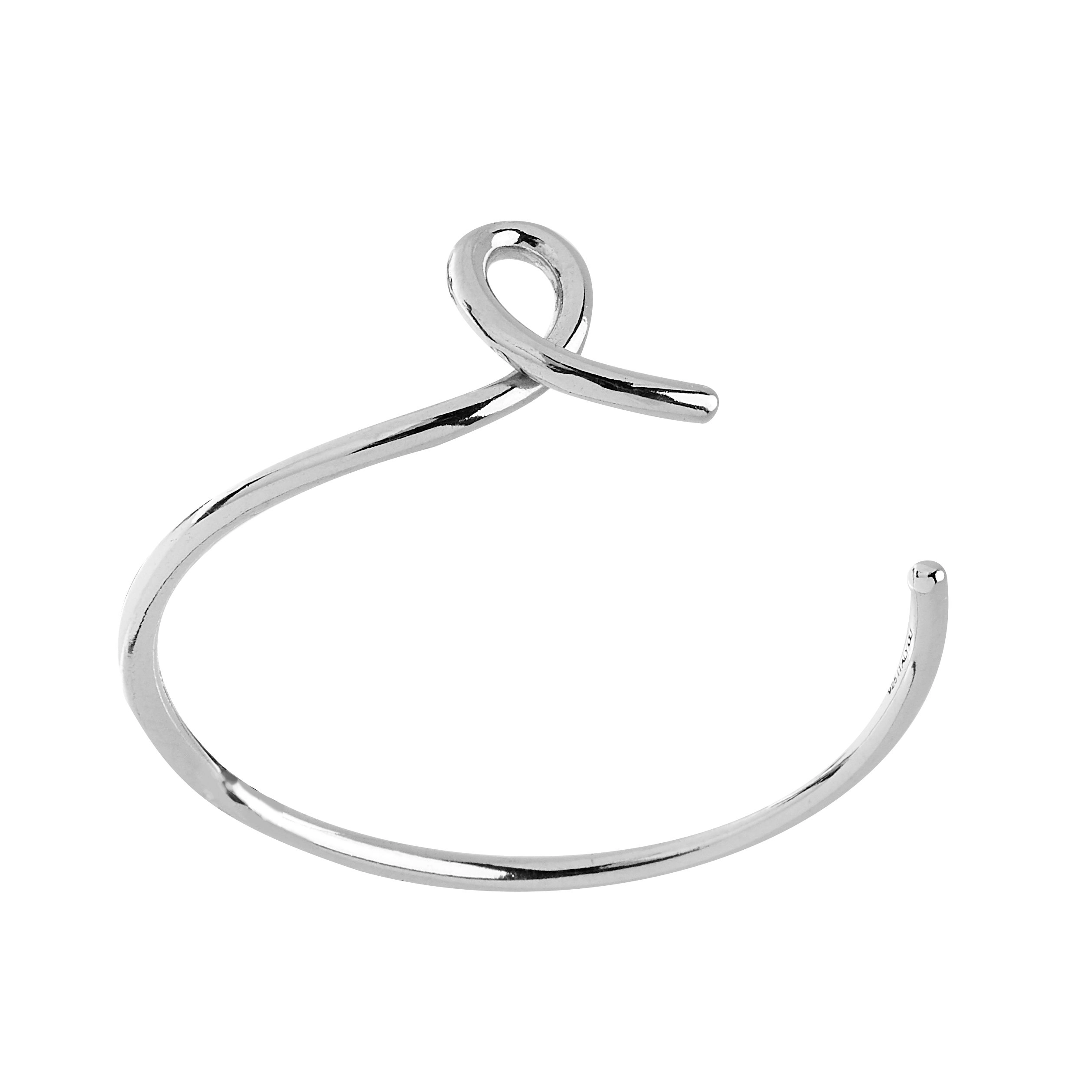 CU Jewellery - Loop Bangle Bracelet Silver