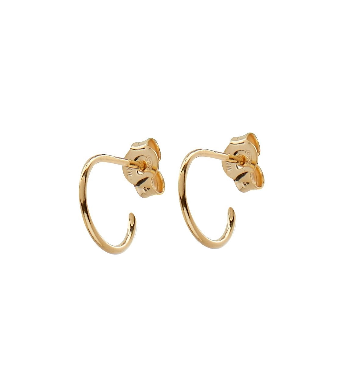 CU Jewellery - Two Small Round Ear Gold