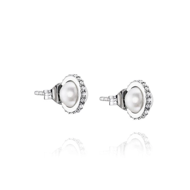 Efva Attling - Little Day Pearl & Stars Ear White Gold