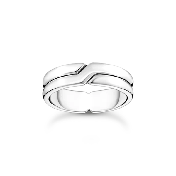 Cross Ring Silver från Thomas Sabo i återvunnet silver