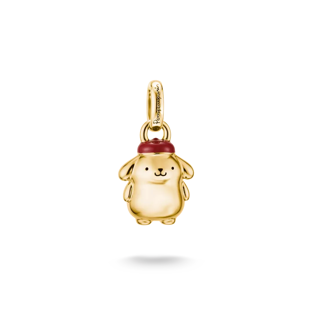 CC Connect Hello Kitty Pompompurin Berlock Guld