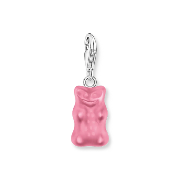 Charm-Goldbären-Anhänger in Pink Silber - Thomas Sabo - Nordic Spectra