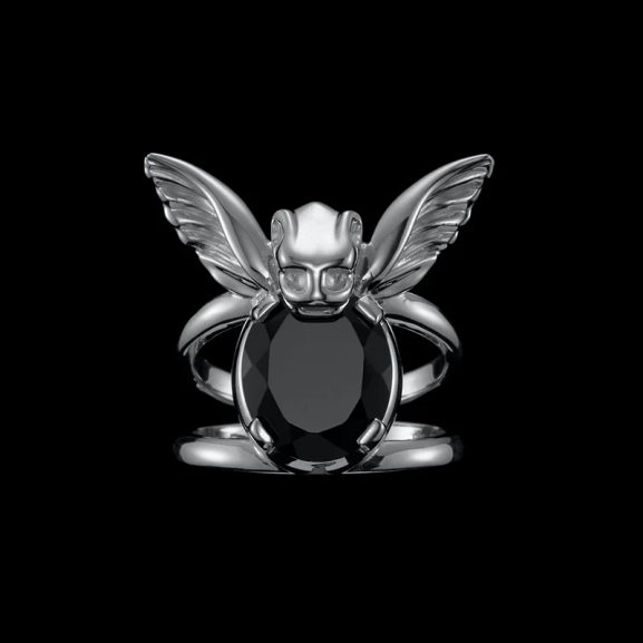 Gargoyle Ring Black Spinel - Maria Nilsdotter - 1-2 dagars leverans - Nordic Spectra