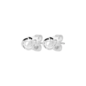 Le Knot Flat Drop Studs von Drakenberg Sjölin