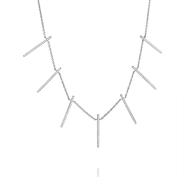 Starline & Stars Collier White Gold von Efva Attling, Schneller Versand - Nordicspectra.de