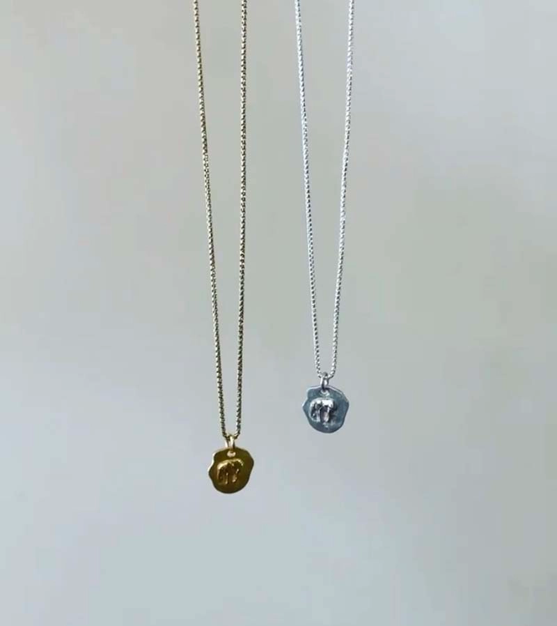 Letters Elephant Pendant Silver -CU Jewellery - Snabb frakt & paketinslagning - Nordicspectra.se