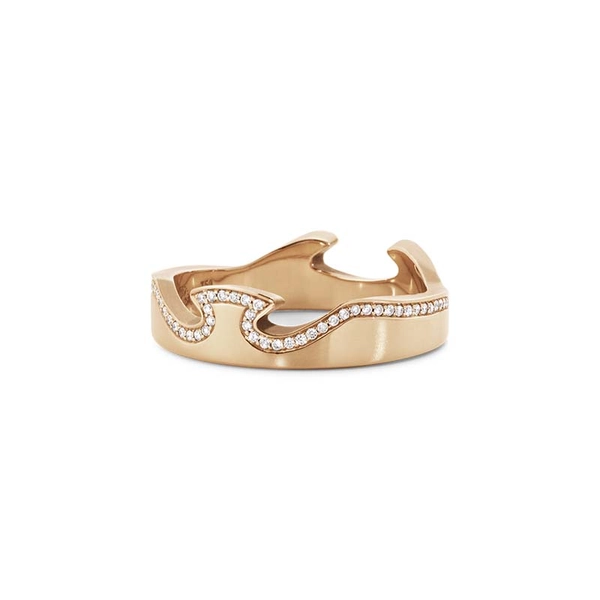 Fusion Außen Ring Roségold & Diamant von Georg Jensen, Schneller Versand - Nordicspectra.de