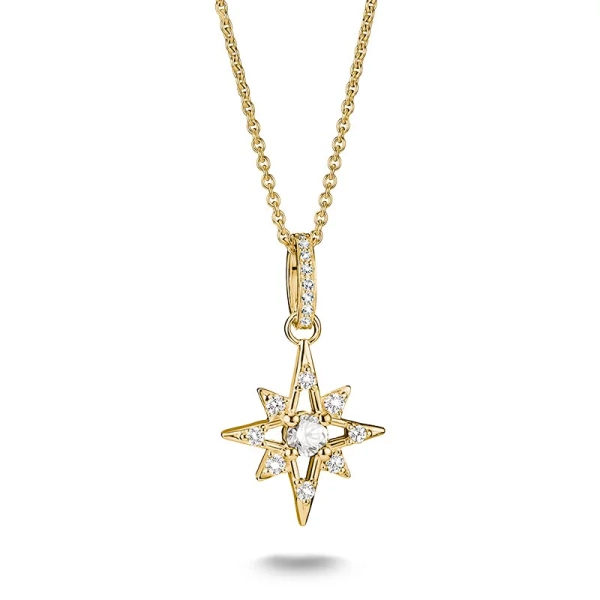 Funkelnde Sternenkette Gold - Thomas Sabo - Nordic Spectra