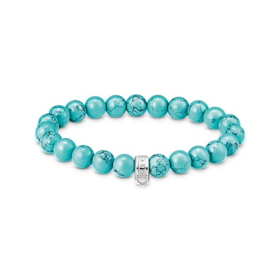 Armband mit türkisfarbenen Beads Silber - Thomas Sabo - Nordic Spectra