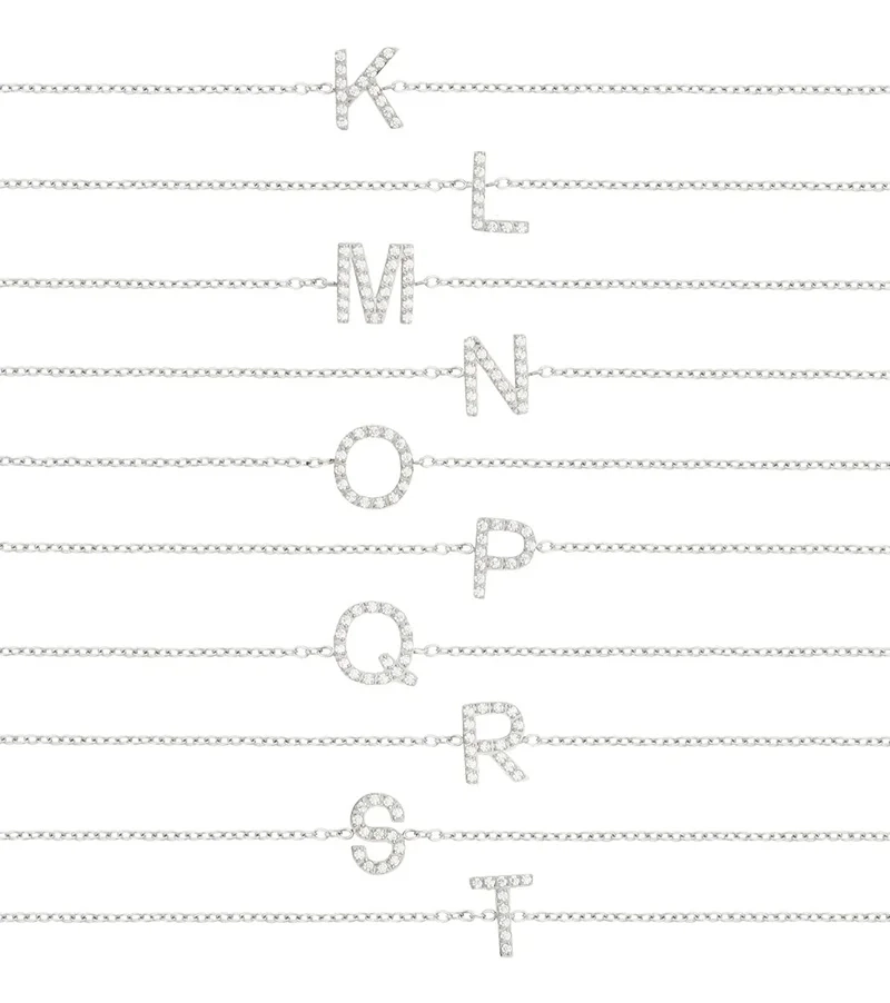 Letter Bracelet A-Ö Steel - Edblad - Snabb leverans - Gratis paketinslagning