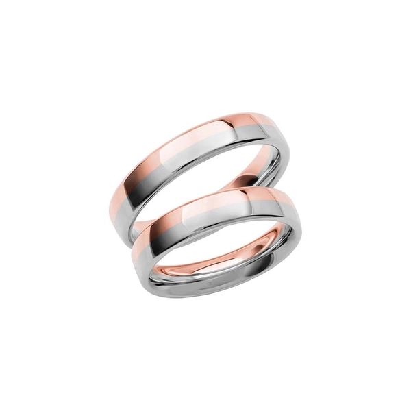 SR3021-4.5 Rose Gold/White Gold - Wedding & engagement rings - Schalins - Scandinavian design - Nordic Spectra