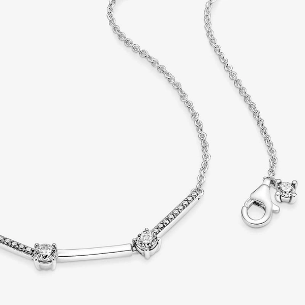 Sparkling Pavé Collier Stavhalsband - PANDORA - Snabb frakt & paketinslagning - Nordicspectra.se