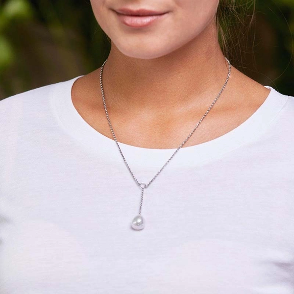 Trellis Y Necklace Steel - Edblad - Snabb frakt & paketinslagning - Nordicspectra.se