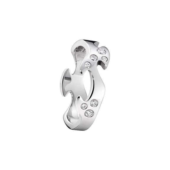 Fusion 3-delad Ring VG/VG/Diamanter - Georg Jensen ringar - Snabb frakt & paketinslagning - Nordicspectra.se