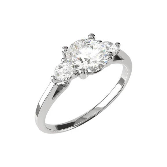 Eterna 18 Platinum - Wedding & engagement rings - Schalins - Scandinavian design - Nordic Spectra