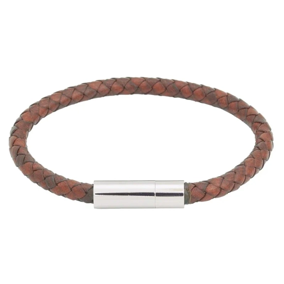 Franky Bracelet Leather Brown - Edblad - Snabb leverans - Gratis paketinslagning
