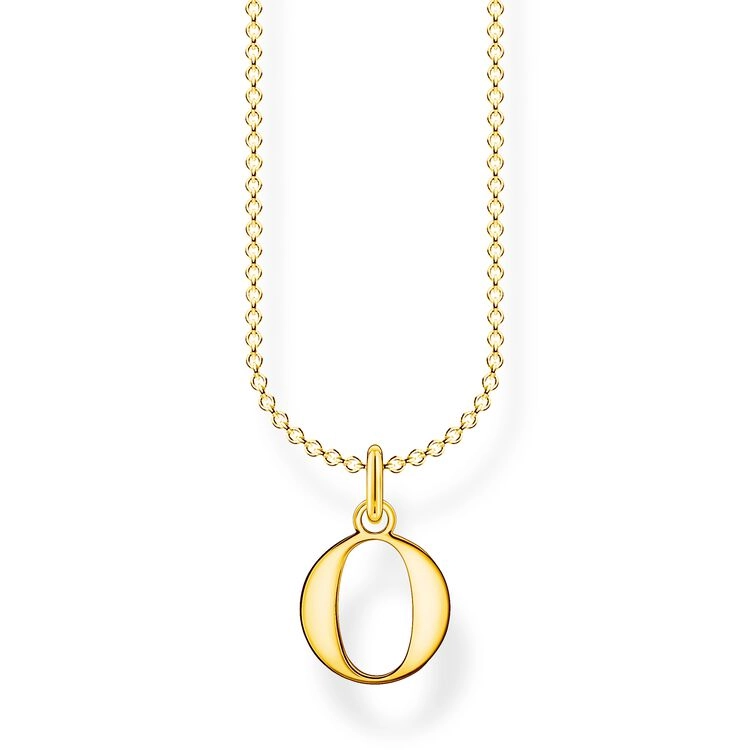 Thomas Sabo – Bokstavshalsband Guld – O