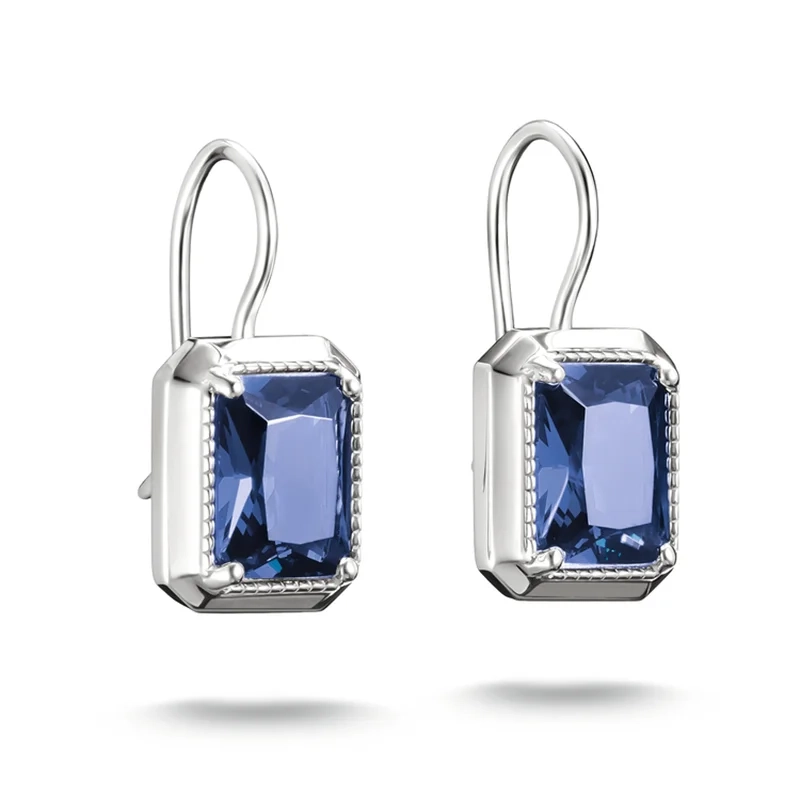 Thomas Sabo - Åttkantig Sten Blåa Krokörhängen