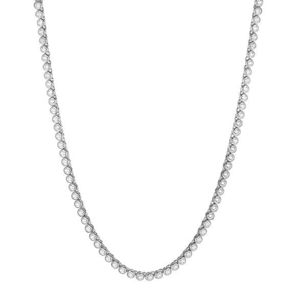 Sardinien Grande Halsband i 18K guldpläterat silver med gnistrande cubic zirconia
