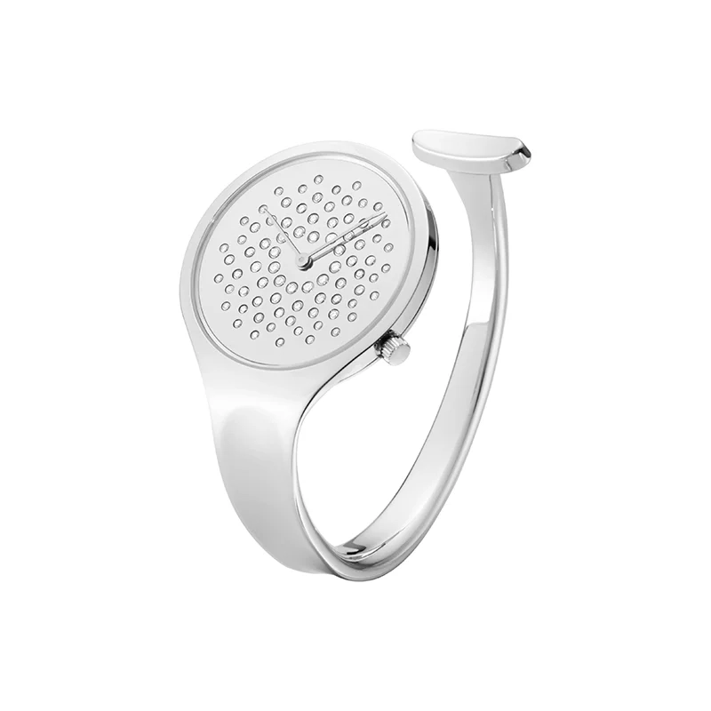 Georg Jensen - Vivianna Bygelklocka 34 mm - Kvartsverk Hidden Heart Pav&eacute;