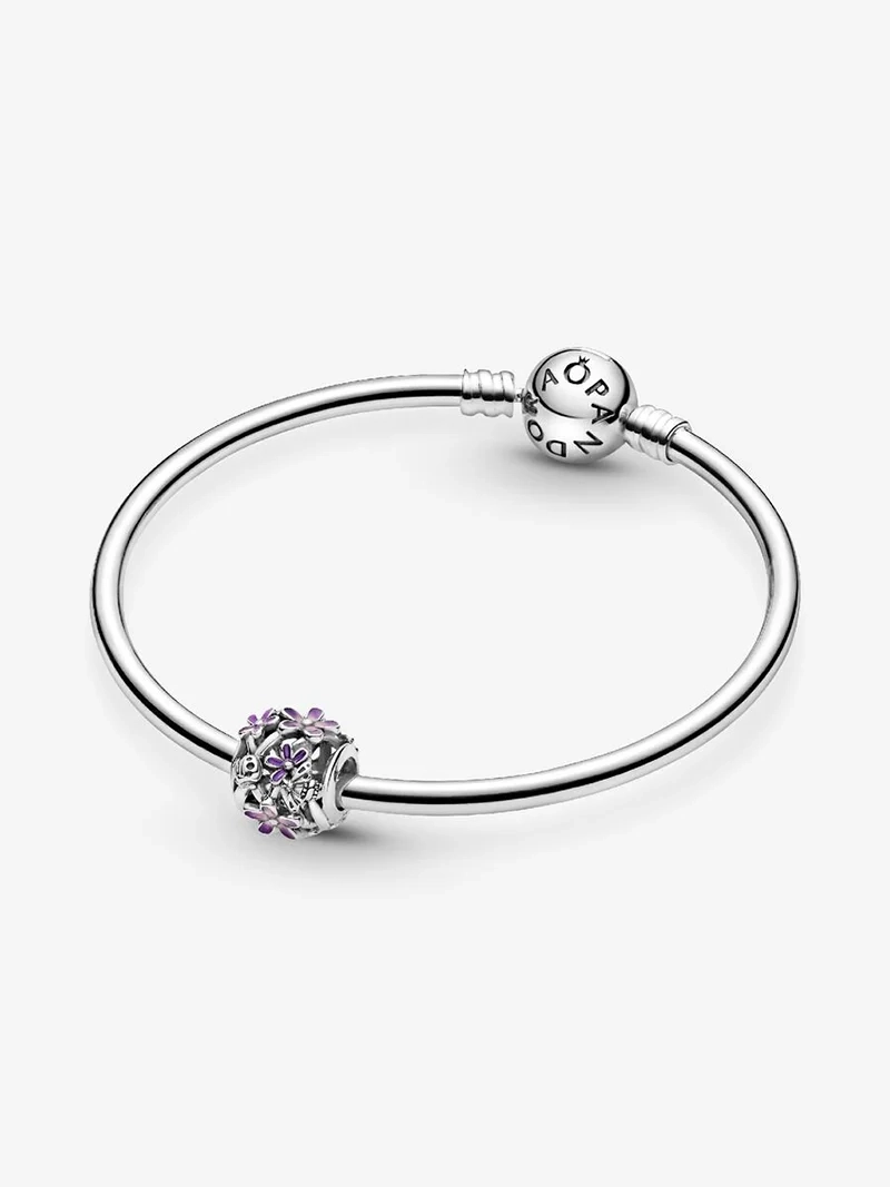 2 mm hoch und tief. Hergestellt aus Silber aus der Pandora Moments-Kollektion der Marke PANDORA.