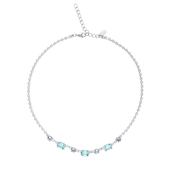 Corinna Necklace Rhodium Sea Breeze Combo - Caroline Svedbom - Snabb leverans - Nordic Spectra