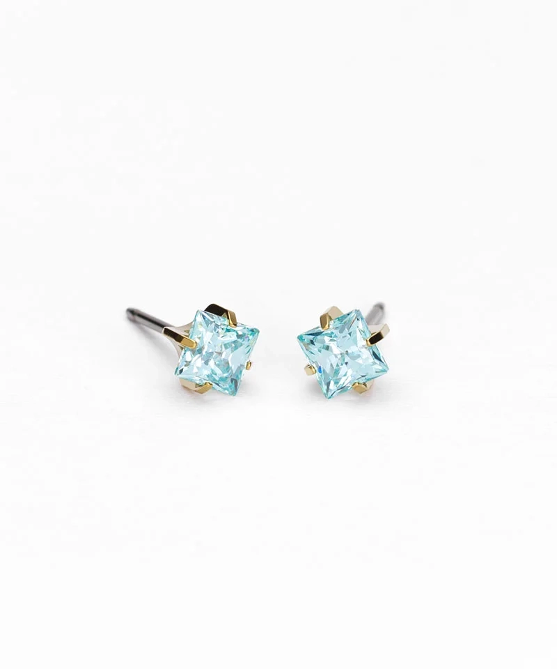 Blomdahl - GT Tiffany Edge 5 mm CZ Aquamarine