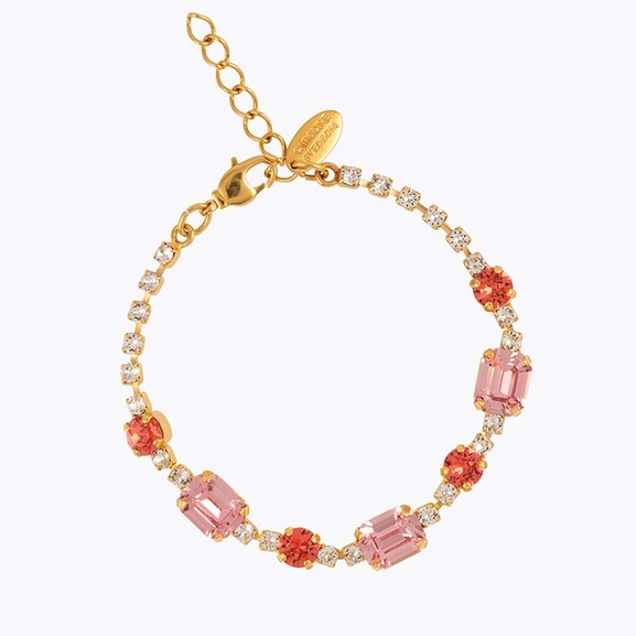 Corinna Bracelet Gold Coral Combo - Caroline Svedbom - Snabb frakt & paketinslagning - Nordicspectra.se