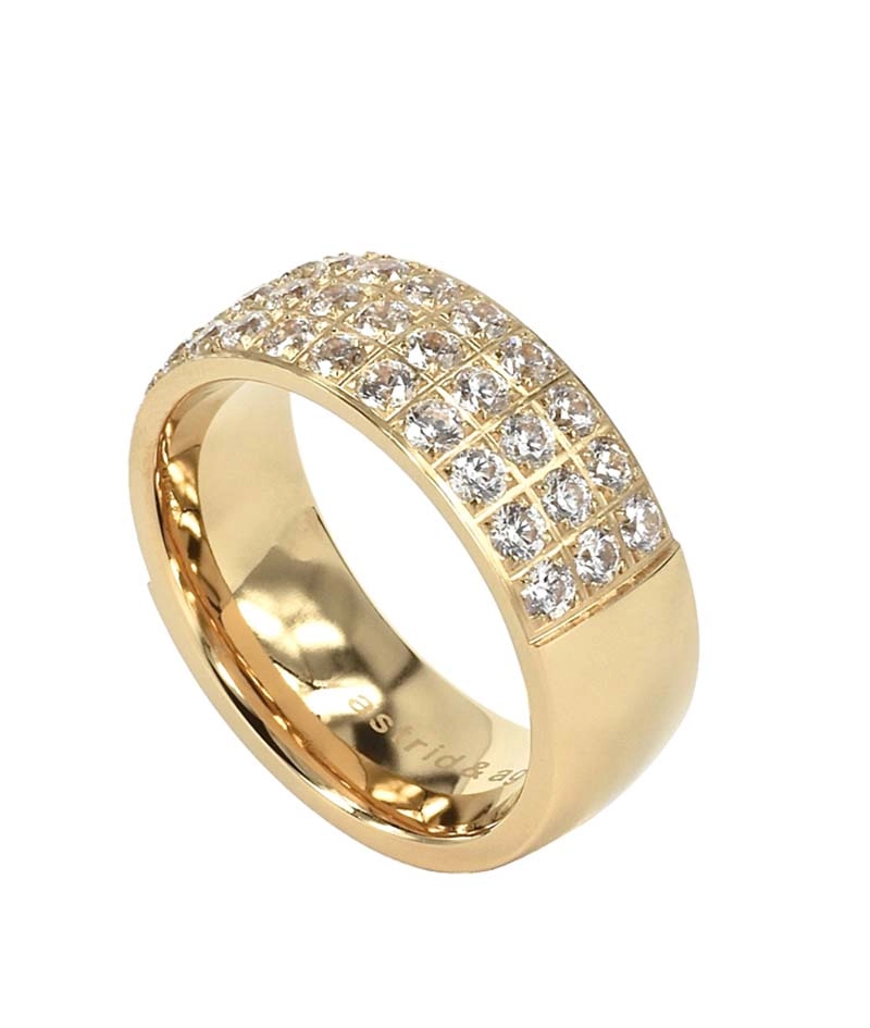 CLARISSA Ring Guld  - Astrid & Agnes - Snabb frakt & paketinslagning - Nordicspectra.se