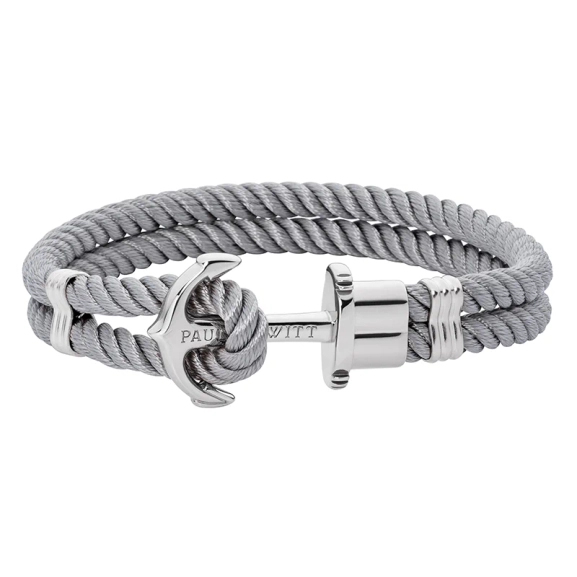 Phrep Armband Grå/Silver - Paul Hewitt - Omgående leverans & paketinslagning - Nordic Spectra