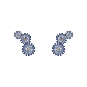 Daisy Blue Layered Earrings - Georg Jensen - Designschmuck mit schnellen und sicheren Lieferungen
