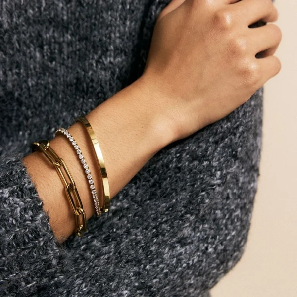 Tennis Bracelet Gold - Edblad - Snabb frakt & paketinslagning - Nordic Spectra
