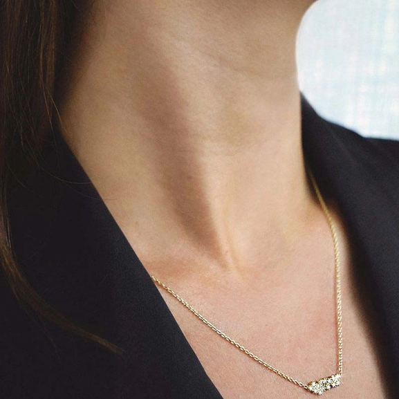 Milky Way Single Necklace Gold - Drakenberg Sjölin Halsband - Snabb frakt & paketinslagning - Nordicspectra.se