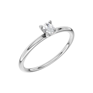 Aure 5D White Gold - Wedding & engagement rings - Schalins - Scandinavian design - Nordic Spectra