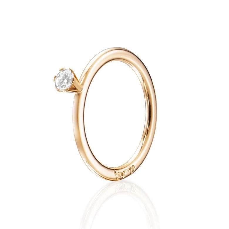 Efva Attling - High On Love Ring 0.19 ct Gold
