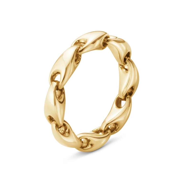 Reflect Länkring Guld - Georg Jensen örhängen - Snabb frakt & paketinslagning - Nordicspectra.se