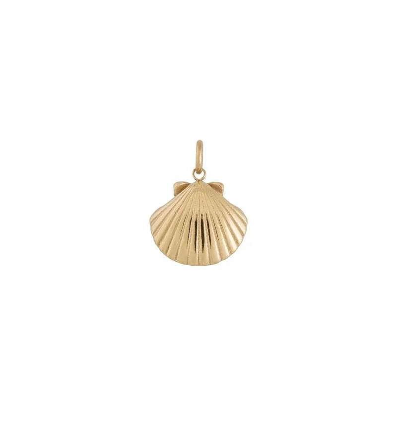 Shell Charm Gold
