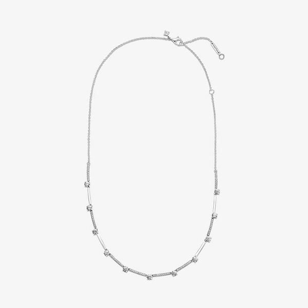 Sparkling Pavé Collier Stavhalsband - PANDORA - Snabb frakt & paketinslagning - Nordicspectra.se