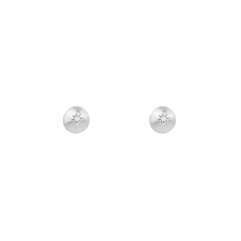Emma Israelsson - Sparkling Globe Earrings Silver