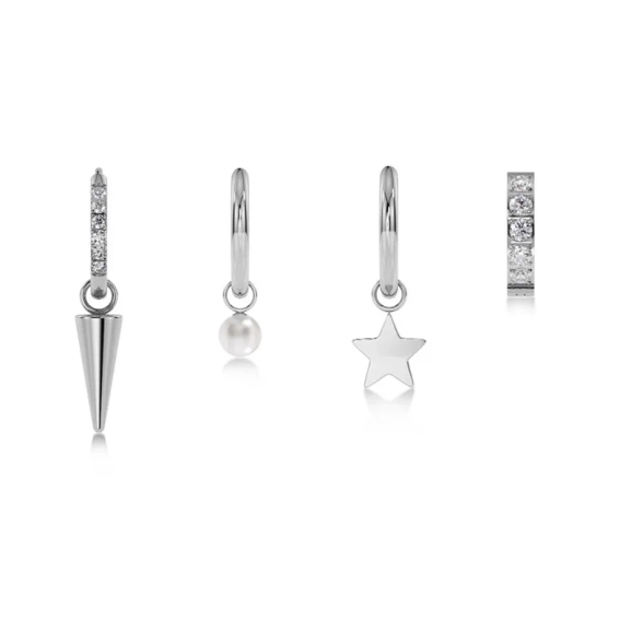 modell Peak One Hoops Sirius i rostfritt stål