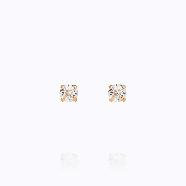 Mini Stud Earrings Gold Crystal - Caroline Svedbom - Nopea toimitus ja lahjapakkaus - Nordic Spectra