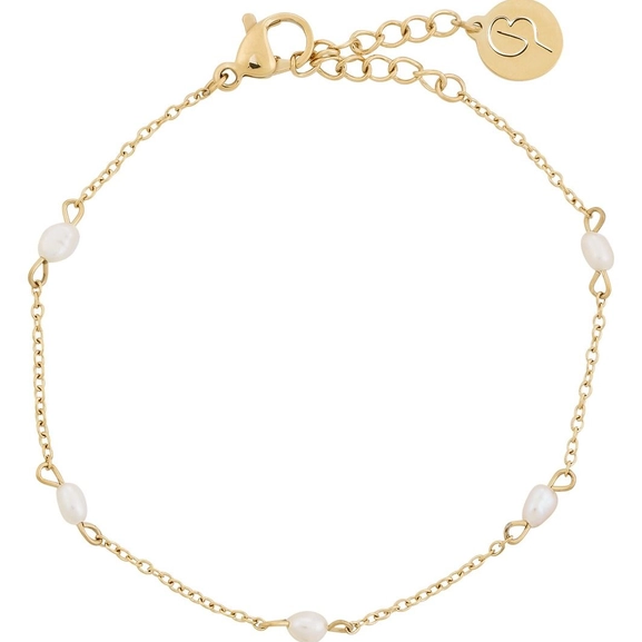 Perla Mini Bracelet Multi White Gold - Edblad - Snabb frakt & paketinslagning - Nordicspectra.se