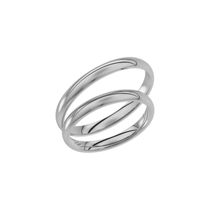 92-2.5 White Gold - Wedding & engagement rings - Schalins - Scandinavian design - Nordic Spectra